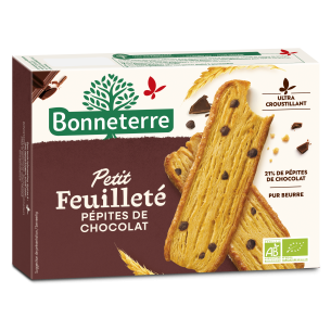 Le Petit Feuilleté aux Pépites de chocolat (pur beurre)