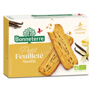 Le Petit Feuilleté à la Vanille (pur beurre)