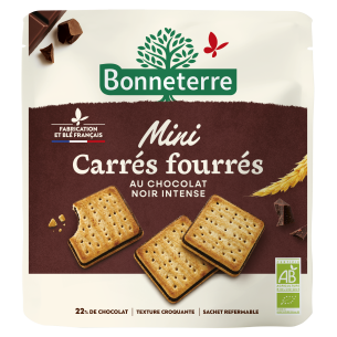 Mini carrés fourrés