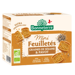 Mini feuilletés Sésame Pavot