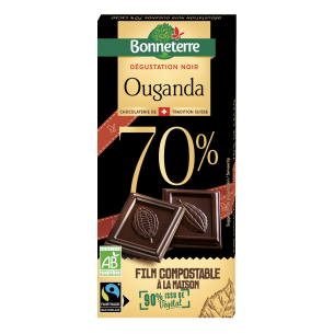 Dégustation noir Ouganda 70%