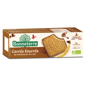 Carré fourré chocolat lait